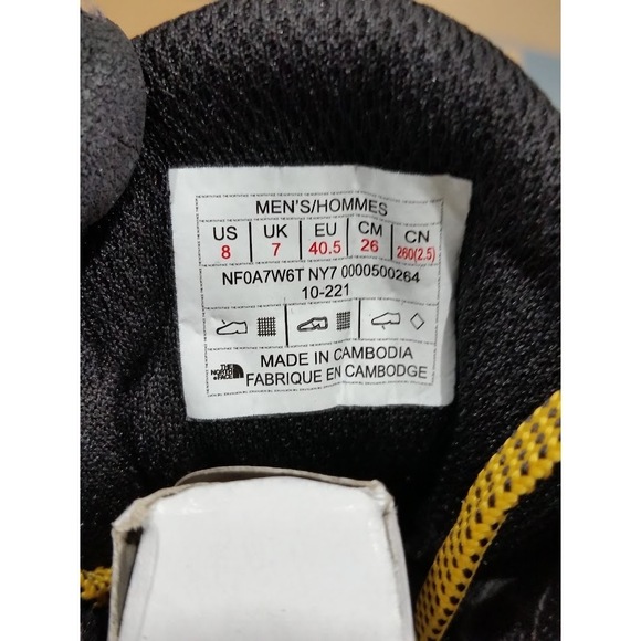 The North Face, Men, Cragstone Leather Mid WP Boots, 8, Black/Grey